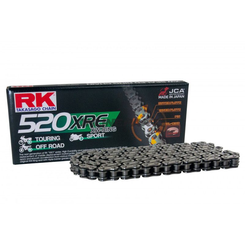 RK XW RINGKÆDE 520XRE/120 ÅBEN KÆDE MED NITTELED