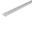 Spændeskinne Airline 6ON aluminium hjørne/1500x34x9.6 mm
