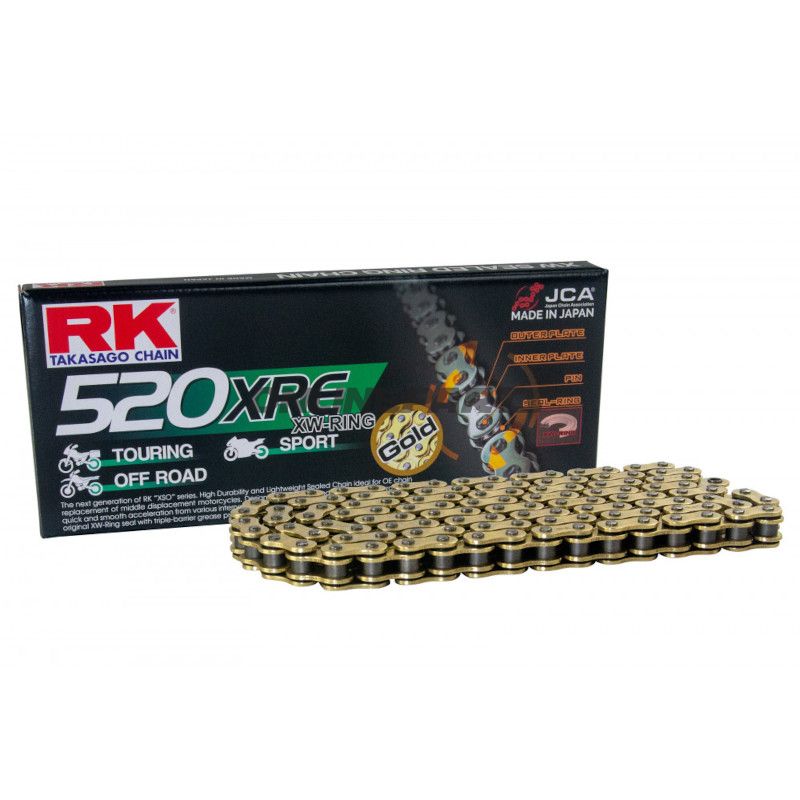 RK XW RINGKÆDE GB520XRE/114 ÅBEN KÆDE MED NITTELED