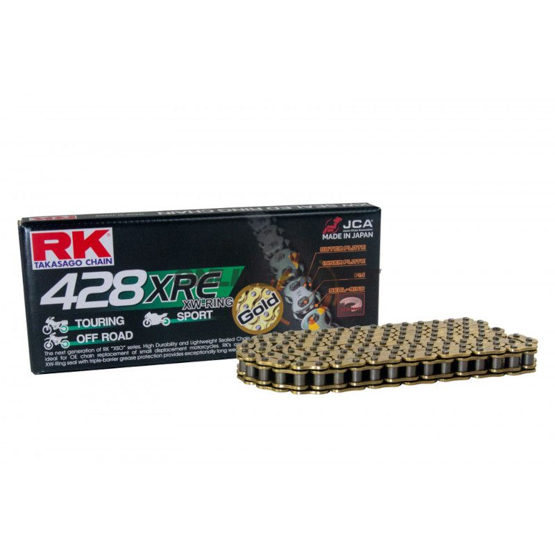 RK XW RINGKÆDE GB428XRE/138 ÅBEN KÆDE MED CLIP LINK