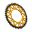 BAGESTE TANDHJUL TWINSTAR 45 TAND PITCH 520 GULD