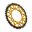 BAGESTE TANDHJUL TWINSTAR 47 TAND PITCH 520 GULD