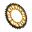 BAGESTE TANDHJUL TWINSTAR 43 TAND PITCH 520 GULD
