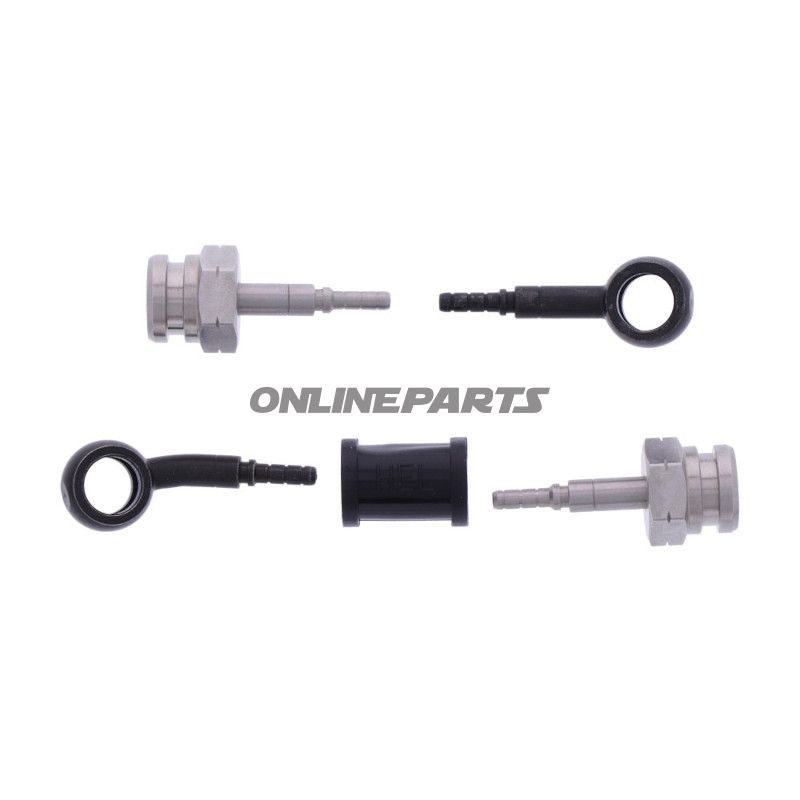 Bremsslange Stålflex Kit Tilslutning sort 2-delt bl.a. Suzuki GSF 1250 SA