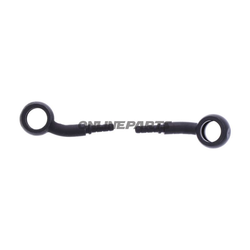 FLETTET STÅL BREMSESLANGE KIT FITTINGS SORT 1 STK
