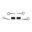 FLETTET STÅL BREMSESLANGE KIT FITTINGS SØLV 2 STK