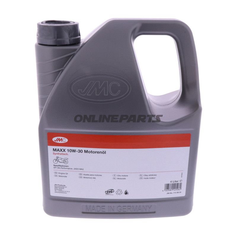 MOTOROLIE 10W30 4-TAKTS 4L JMC MAXX SYNTETISK