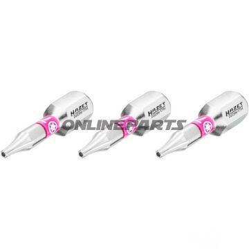 BIT TORX T7H 1/4Z 3 DELE 25 mm 1/4Z=6,3 mm