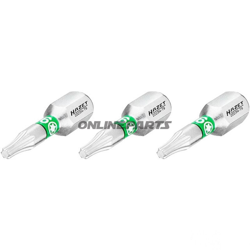 BIT TORX T9 1/4Z 3 DELE 25 mm 1/4Z=6,3 mm