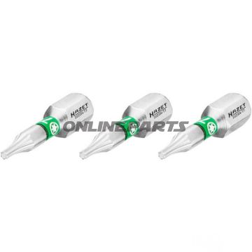 BIT TORX T7 1/4Z 3 STK 25 mm 1/4Z=6,3 mm