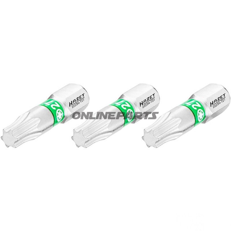 BIT TORX T27 1/4Z 3 DELE 25 mm 1/4Z=6,3 mm