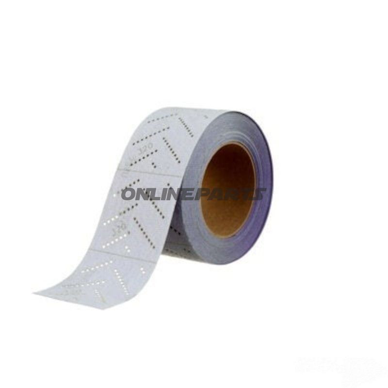 Sandpapirstrimmel K320+ Rulle 70MMX12M 737U Multihul