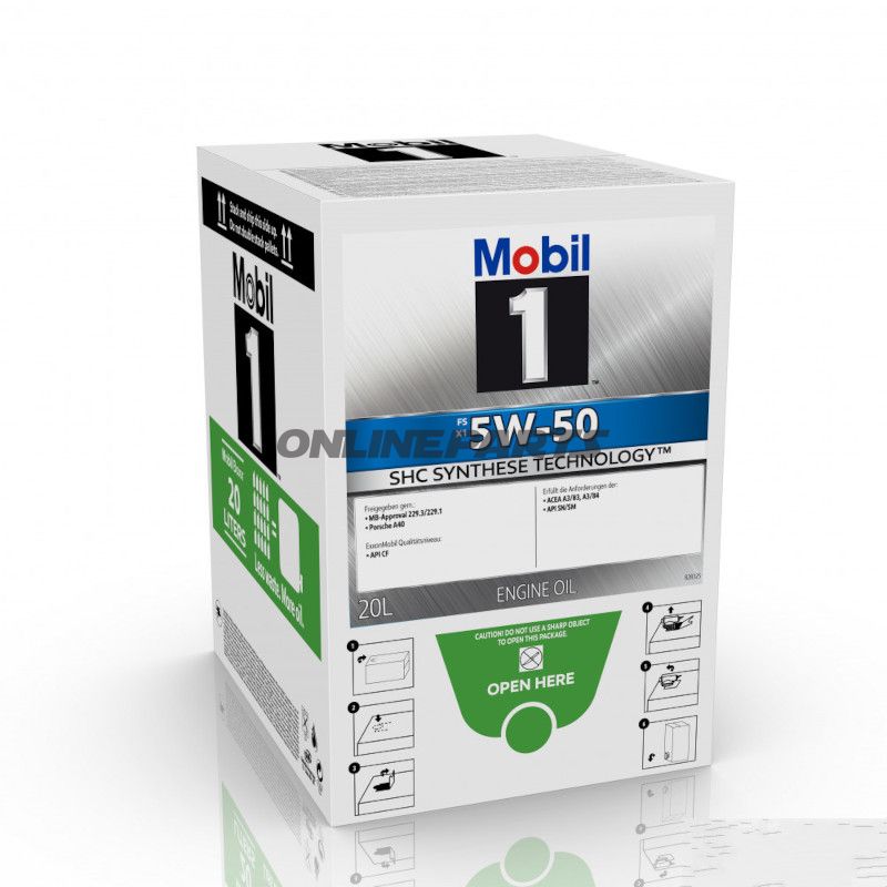 MOTOROLIE 5W50 FS X2 20L INKL AFTAPNINGSHANE I ÆSKE