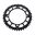 BAGHJUL ALUMINIUM 46 TANDAFSTAND 420 SORT JT INDVENDIG DIAMETER 110 BOLTAFSTAND 126