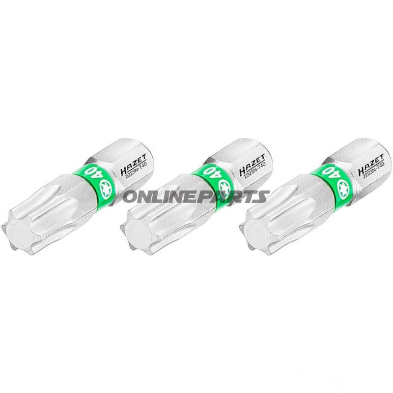 BIT TORX T40 1/4Z 3 DELE 25 mm 1/4Z=6,3 mm