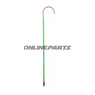 Redningsstang isoleret 2,30 m glasfiber