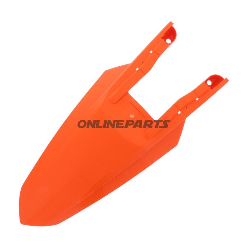 Bagskærm orange