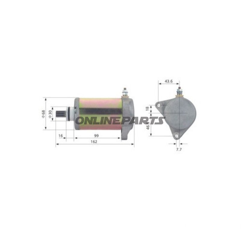 STARTMOTOR ALTN 7002303