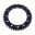 BAGHJUL ALUMINIUM 41 TANDDELING 520 SORT ESJOT INDVENDIG DIAMETER 136 BOLTAFSTAND 160
