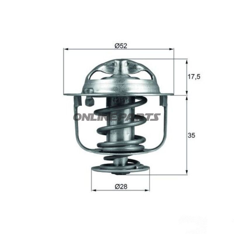 TERMOSTAT ENKEL PASFORM ID 82C M DICHT MQ 3271764