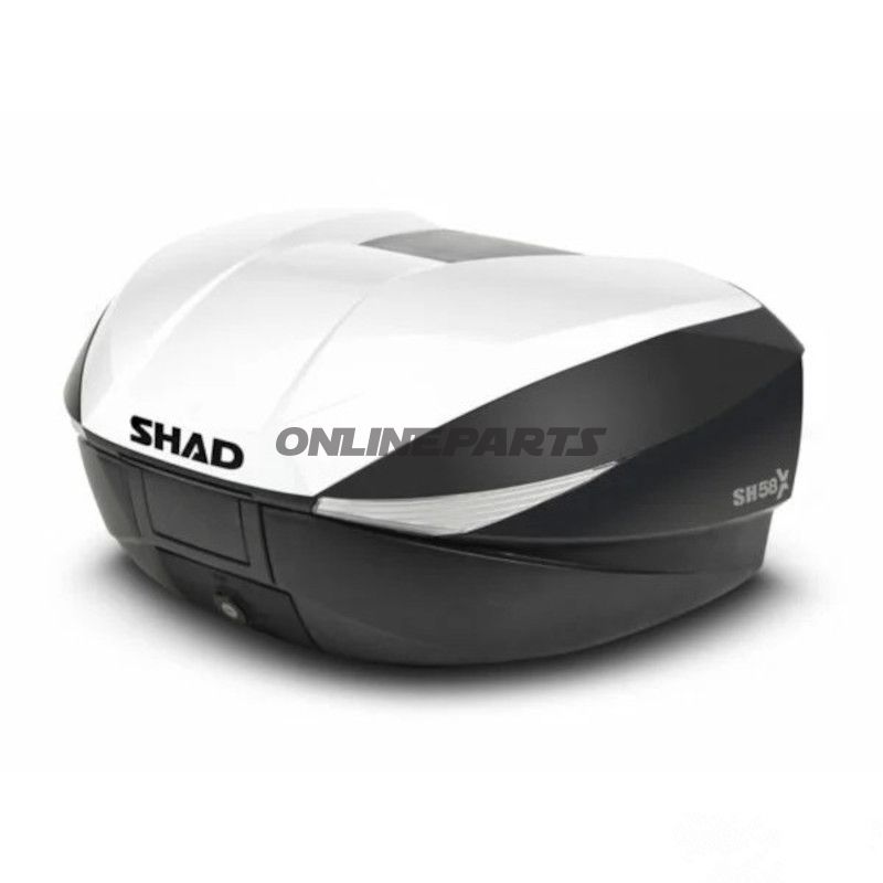 Deckel Topcase Shad SH58 Carbon Weiß