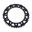 Alu tandhjul 52T Pitch 428 sort Esjot Indvendig Diameter 136 Bolt Circle 150