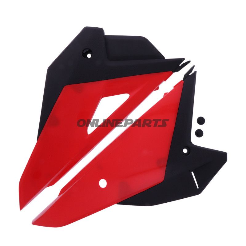 Sidepanel sat rød