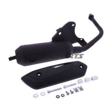 Lyddæmper Silent Pro TECNIGAS Black Edition bl.a. Kymco People 50 2T 