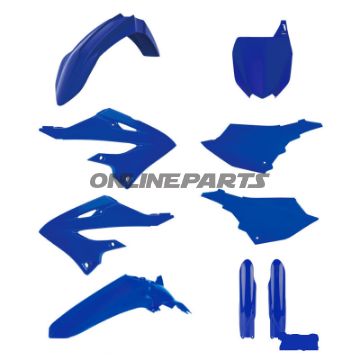 Komplet sæt blå bl.a. Yamaha YZ 125 