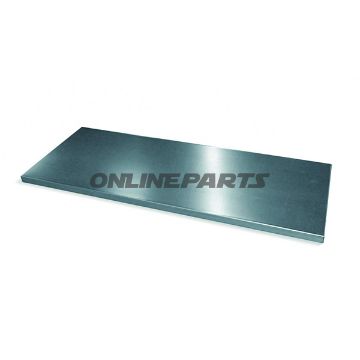 Hylde forzinket 927 x 352 x 24 mm