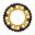 BAGHJUL STE 48 TANDSTIGNING 530 GULD INDRE DIAMETER 130 LOCHKREIS 150