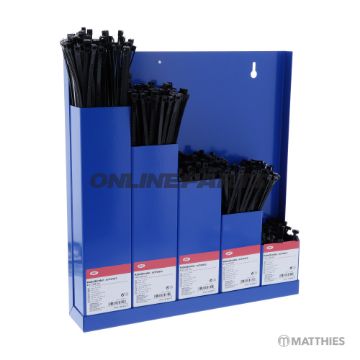 Kabelbinder-udvalg JMP sort 500 stykker