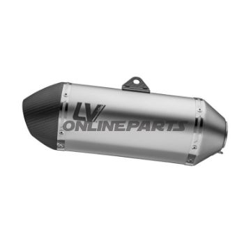 Lyddæmper i rustfrit stål LV-14 R Slip-On