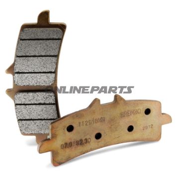 Bremseklodser Brembo 737.11.23, sinter, vejgodkendt