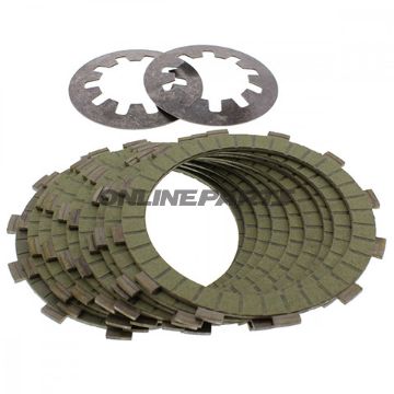 Koblingspladesæt med fibre og fjedre EBC 745.80.78 til Honda CBR 1000 Fireblade Honda CBR 1000 RR Fireblade
