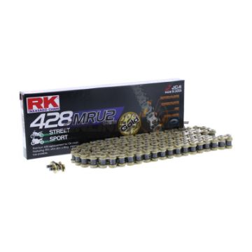 Bild på 428 XW-ringkedja RK MRU2/136, 136 länkar, öppen med clipslänk
