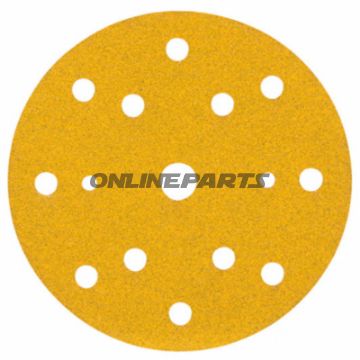 3M slibeskive 150 mm, K500, 15 huller, Hookit