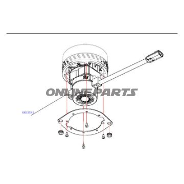 Elmotor 24V JMP REX 510 SE