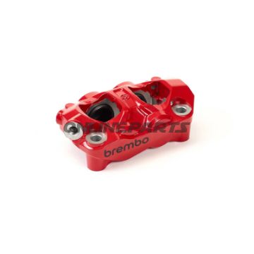Brembo HYPURE M4.30 bremsekaliber, venstre, rød