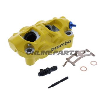 Bremsekaliber højre gul Brembo HYPURE M4.30