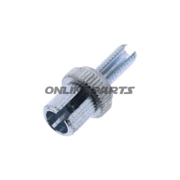 Justeringsmekanisme Domino M6 x 1,00, 7 mm, sølv