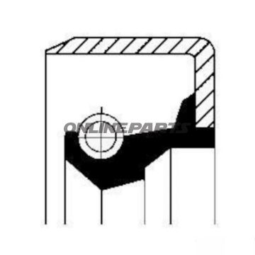Simmering Corteco 735.10.09 40 x 55 x 10 mm