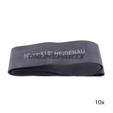 Fælgbånd Heidenau 15 tommer, 50 mm med ventilhul