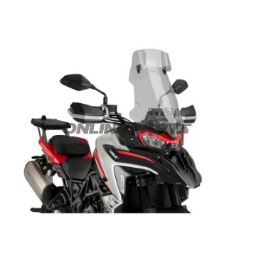 590 mm høj forrude fra Puig i bright smoke grey