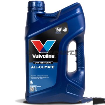 Motorolie Valvoline 15W-40 5 liter mineralolie