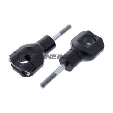 Styrklemme 45 mm sort LSL til 25,4 mm styr
